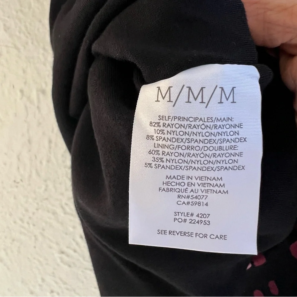 Cabi black flower tank top - Picture 6 of 6